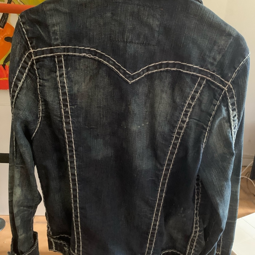Women’s gently used True Religion Denim Jacket